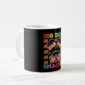 Mug 100 jours plus intelligent chignon désordonné 100e (Devant gauche)