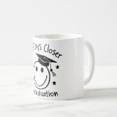 Mug 100 jours plus près (Devant droit)