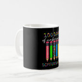 Mug 100 jours pour accepter les différences Autisme (Devant gauche)
