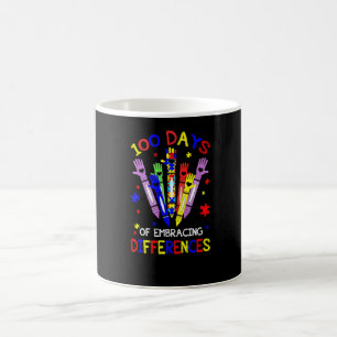 Mug 100 jours pour accepter les différences Autisme 10