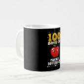 Mug 100 jours pour faire une différence Apple (Devant gauche)
