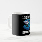 Mug 100 Jours Sharper Shark 100ème Jour De L'École Gym (Devant gauche)