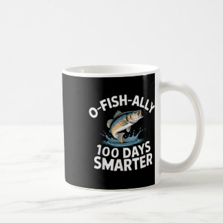 Mug 100 Jours Smarter Boys Girls Kids Fishing 100e