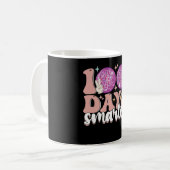 Mug 100 Jours Smarter Disco Ball 100ème Jour De L'Écol (Devant gauche)