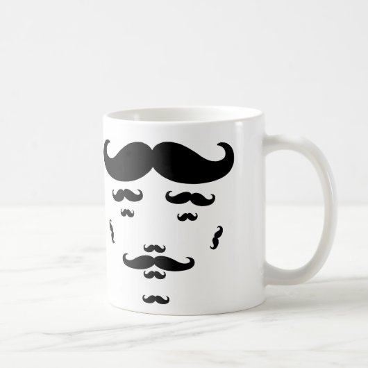 Mug 100% Moustache (Droite)