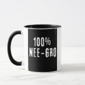 Mug 100% Nee-Gro 2 poids 11oz (Gauche)