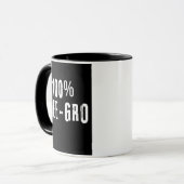 Mug 100% Nee-Gro 2 poids 11oz (Devant gauche)