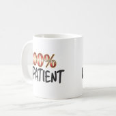 Mug 100 pour cent impatients (Devant gauche)