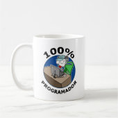 Mug 100% Programmeur (Gauche)
