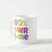 Mug 100% rawrsome (Devant gauche)