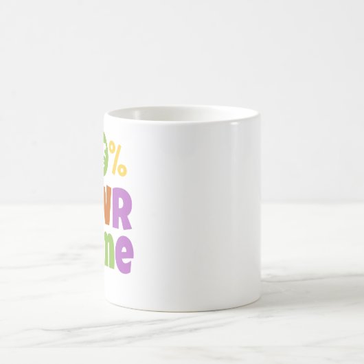 Mug 100% rawrsome (Centre)