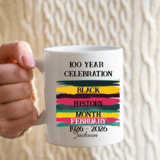 Mug 100 year celebration black history month 2026