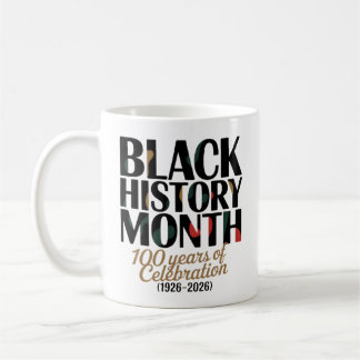 Mug 100 years celebration black history month 2026