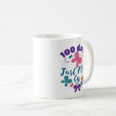 Mug 100e Jour de l'école Papillon 100 jours volés par (Devant droit)