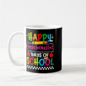 Mug 100e jour d'école Joyeux 100 jours Équation mathém (Gauche)
