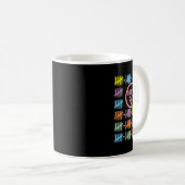 Mug 100e Jour Rainbow Lines Marque 100 Jours De Sc (Devant droit)