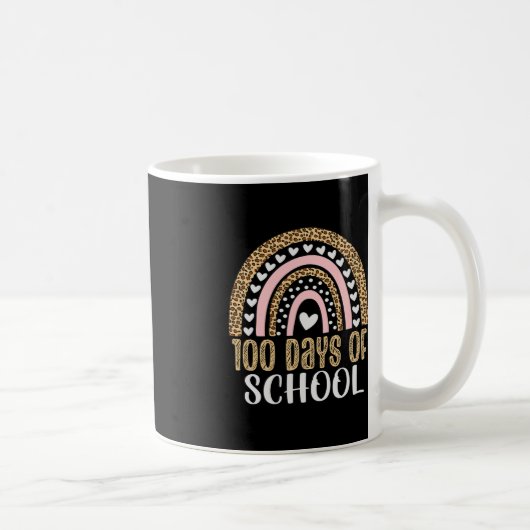 Mug 100ème Jour De L'École Enseignant 100 Jours Rainbo (Droite)
