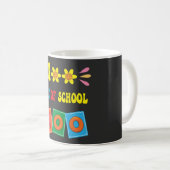 Mug 100ème jour d'école, Funny 100 Jours (Devant droit)