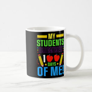 Mug 100ème Jour D'École Mon Étudiant A Survécu 100 Jou