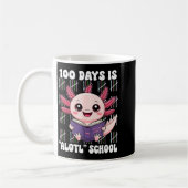 Mug 100th Day Of School 100 Days Is Alotl School Axolo (Gauche)