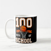 Mug 100th Day Of School Basketball Kids 100 Days Of Sc (Gauche)