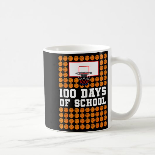 Mug 100th Day Of School Basketball Kids 100 Days Of Sc (Droite)