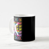 Mug 100th Day Of School Of Preschool Unicorn 100 Days (Devant gauche)