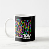 Mug 100th Day Of School Teacher Kids 100 Days Math Num (Gauche)