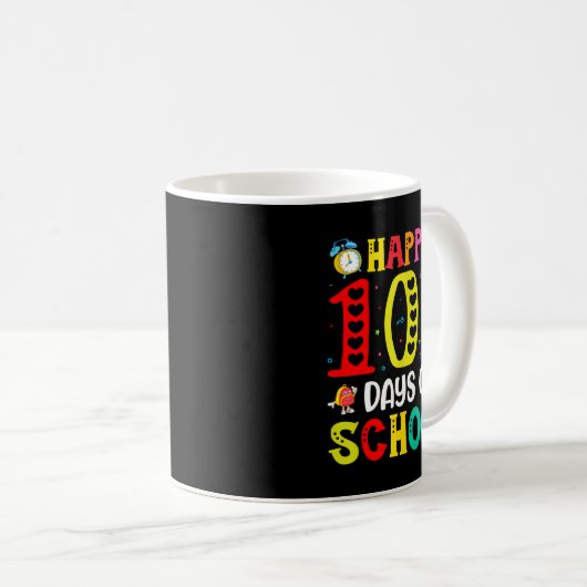 Mug 100th Day Of School Teachers Students 100 Days Of  (Devant droit)