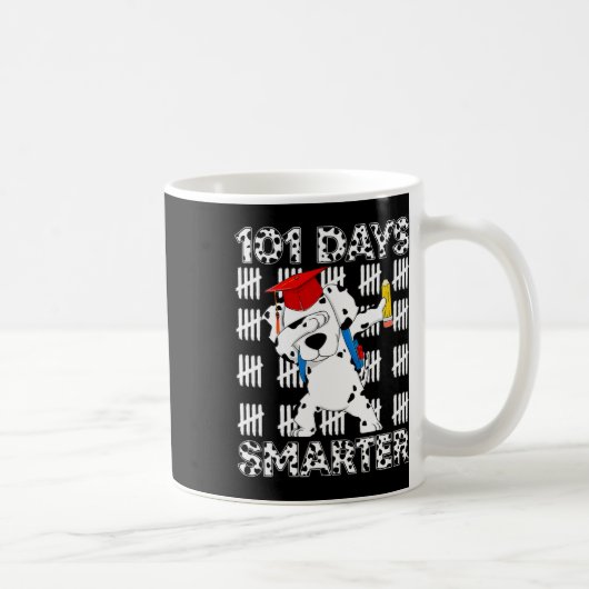 Mug 101 Jours École Mignonne Chien 100 Jours Enseignan (Droite)