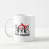 Mug 101 jours plus intelligent 101e jour école dalmati (Gauche)