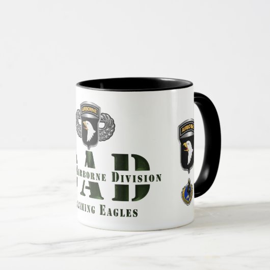 Mug 101e division aéroportée "DAD" (Devant droit)