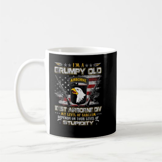 Mug 101e division aéroportée Parachutiste Vétéran Je s (Gauche)