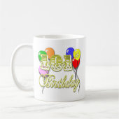 Mug 101st Anniversaire avec des ballons (Gauche)