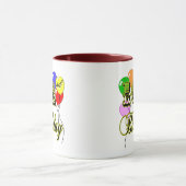 Mug 102nd Anniversaire avec des ballons (Centre)