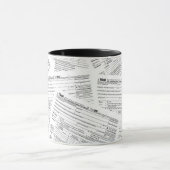 Mug 1040 Formulaires fiscaux pour 2020 (Centre)