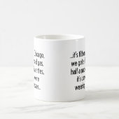 Mug 106 milles vers Chicago (Centre)