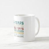 Mug 10 années de 10ème d'anniversaire de garçon (Devant droit)