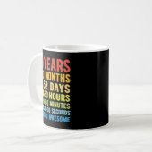 Mug 10 ans 120 mois d'être génial 10e anniversaire (Devant gauche)