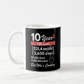 Mug 10 ans anniversaire de Mariage (Gauche)