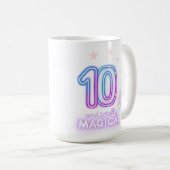 Mug 10 ans et totalement magiques Fille anniversaire  (Devant droit)