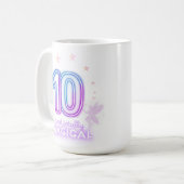 Mug 10 ans et totalement magiques Fille anniversaire  (Devant gauche)