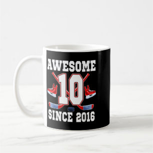 Mug 10 Ans Incroyable Depuis Anniversaire Thème Hockey