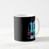 Mug 10 ans pêche 10e anniversaire garçon Anniversaire  (Devant droit)