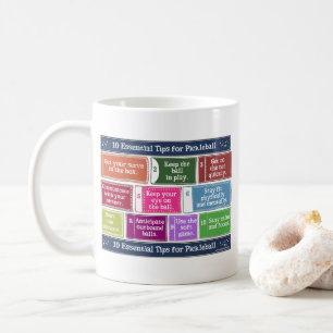 Mug 10 bouts essentiels pour Pickleball
