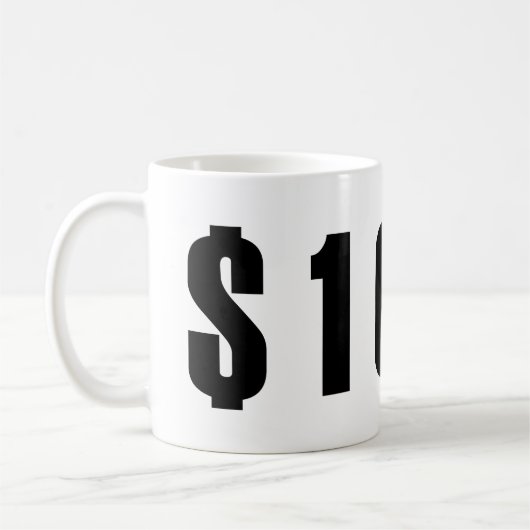 Mug 10 dollars (Gauche)