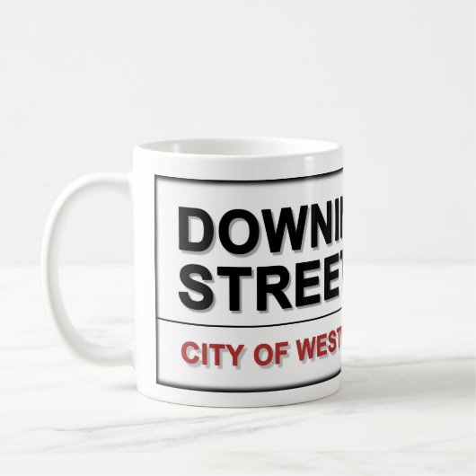 Mug 10 Downing Street Londres Angleterre (Gauche)