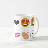 Mug 10 Emoji (Devant droit)