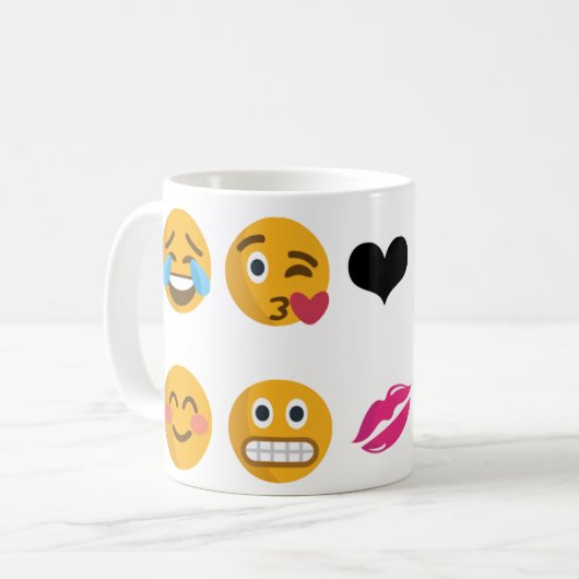 Mug 10 Emoji (Devant gauche)