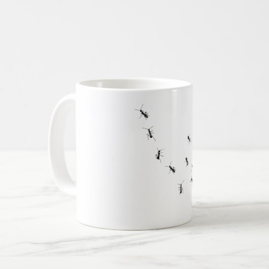 Mug 10 fourmis (Devant gauche)